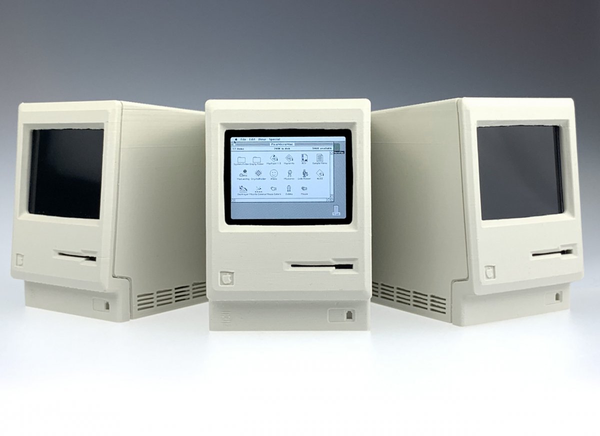 Tiny Macintosh replica: Pico-Mac-Nano brings the classic to 62 millimeters