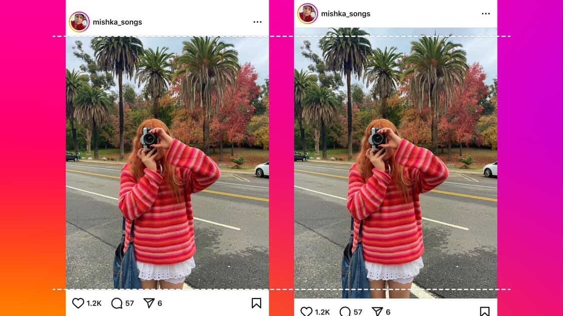 Affair ratio of smartphone recordings: Instagram now supports 3: 4