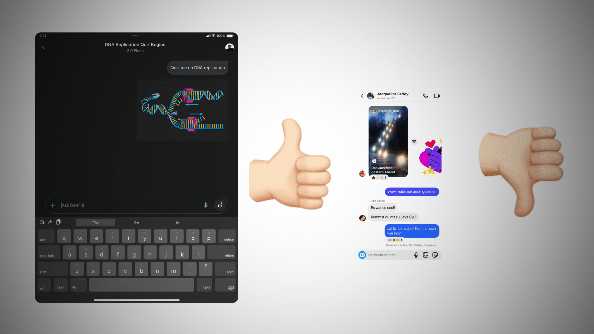 Gemini app comes for the iPad, Instagram is still missing