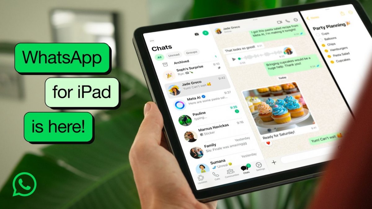WhatsApp for the iPad published