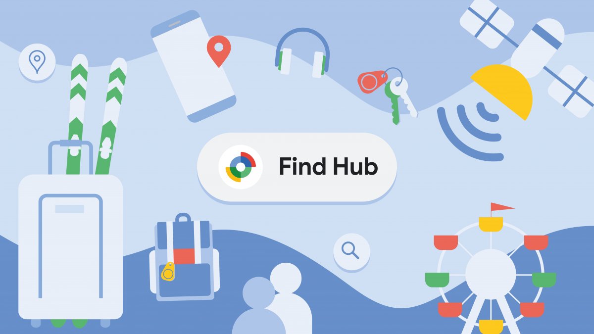 With UWB support and luggage tracking: "Find my device" is "Find hub"