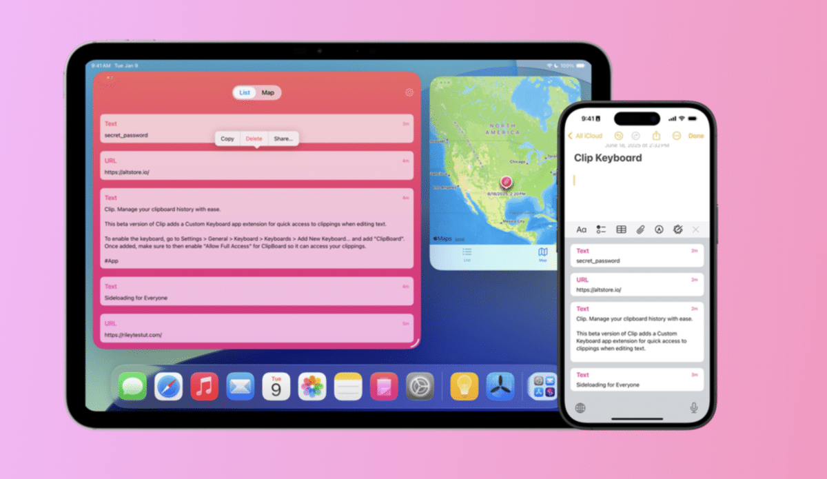 Clip: A clipboard manager for iPads-only in the EU away from the app store