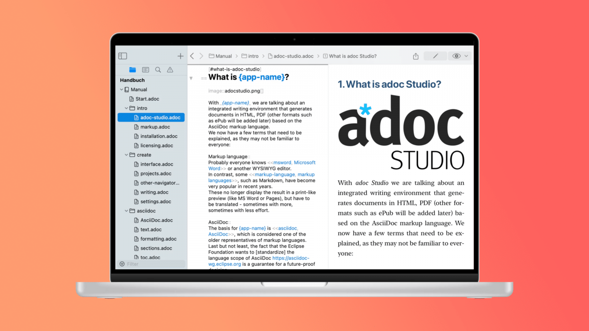 Flexible writing workshop: adoc studio in the test