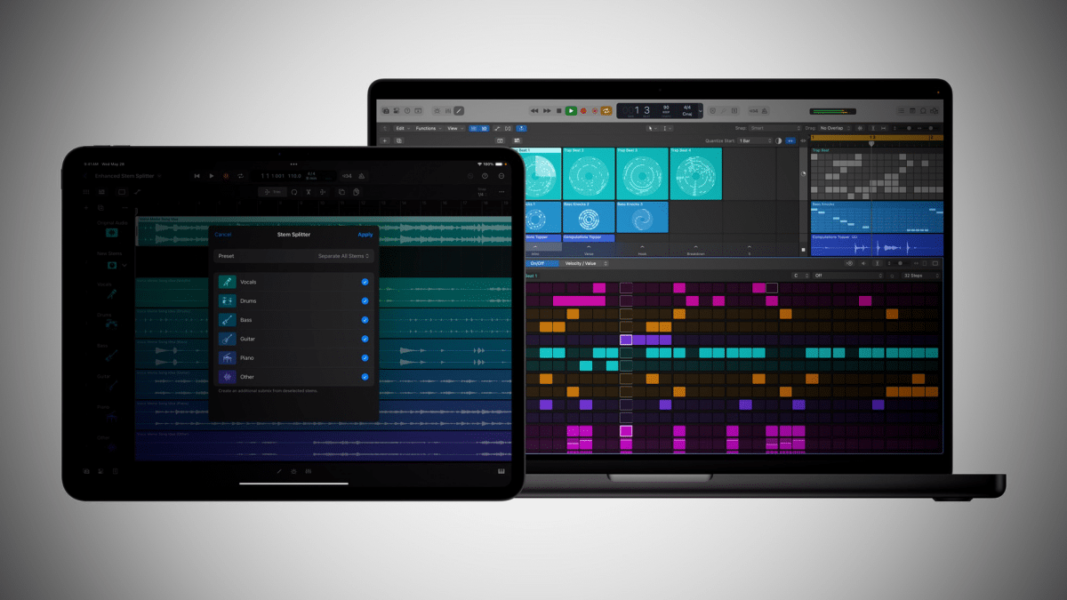 Logic Pro: Update automatically stores music ideas