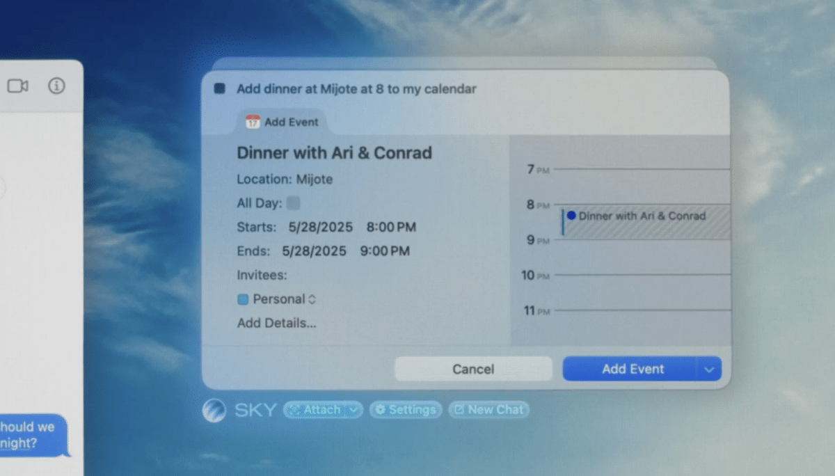 Sky: Mac-Desktop control with AI from the shortcuts makers