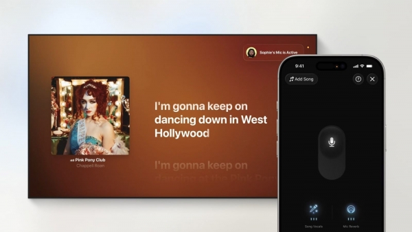 TVOS 26 will allow the use of iPhone as a karaoke microphone in Apple Music