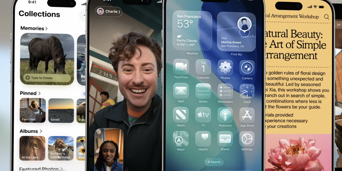 Transparent icon look in iOS 26: Apple complements light and dark with "clear"