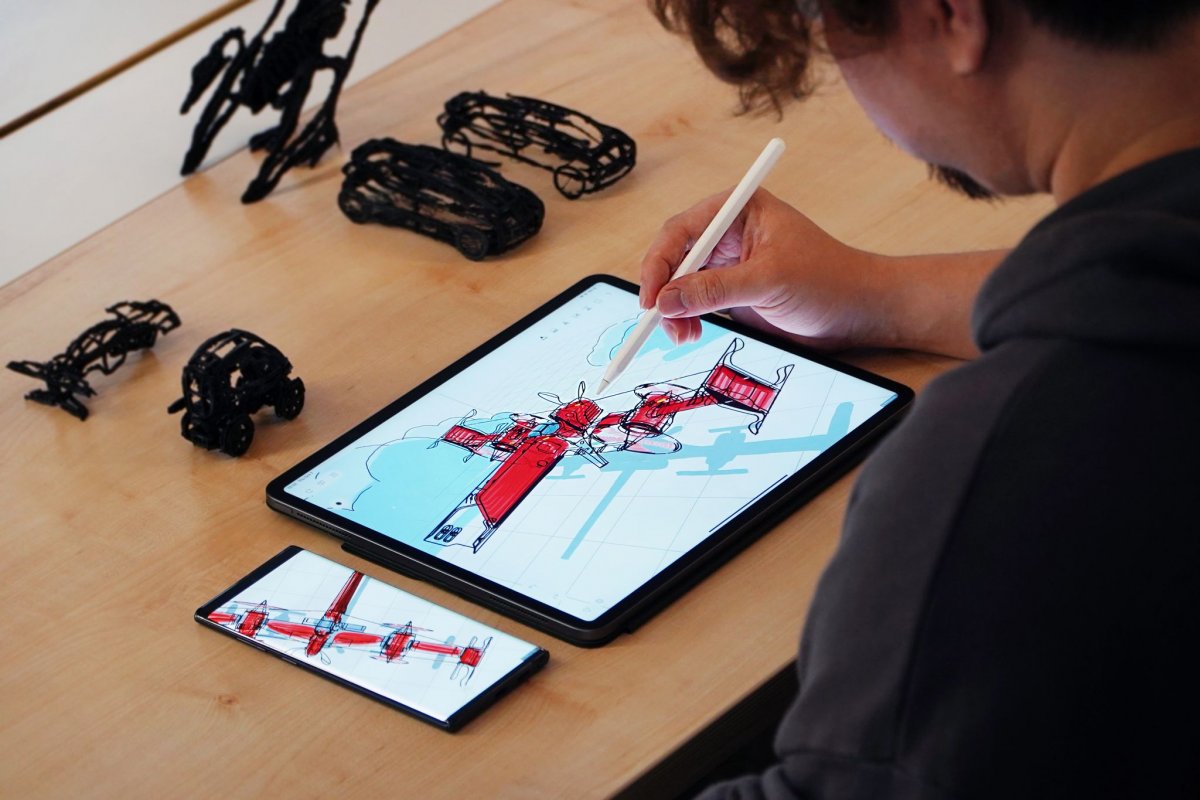 Brush plastically: iPad app Feather in the test