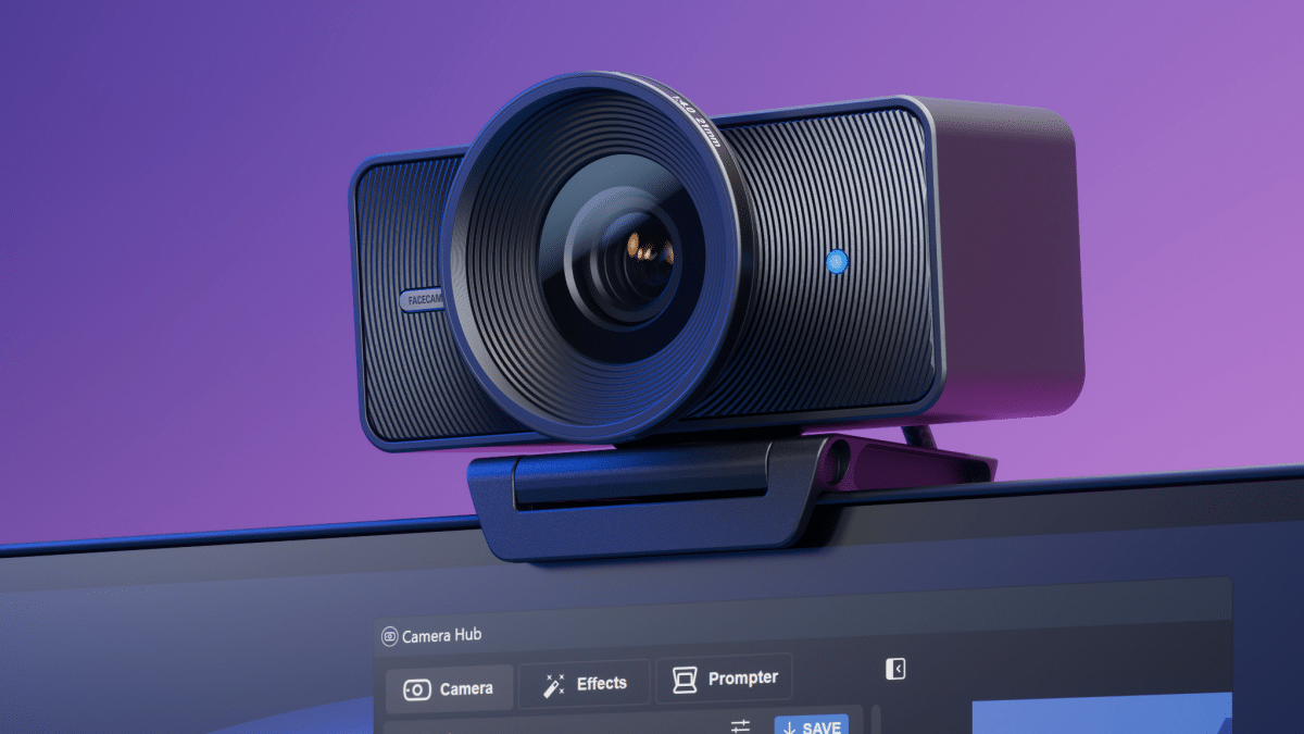 Elgato Facecam 4K: Webcam with HDR and change filters