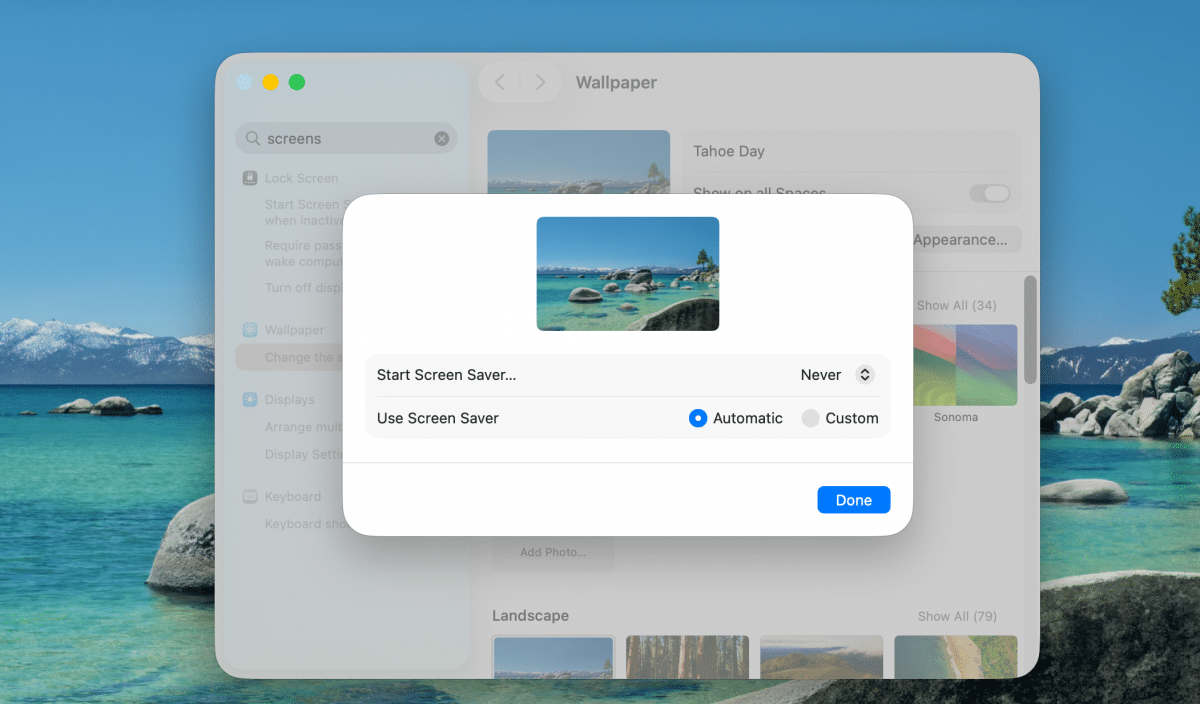 Discovered: Apple's new screen saver from MacOS 26 Taoe online
