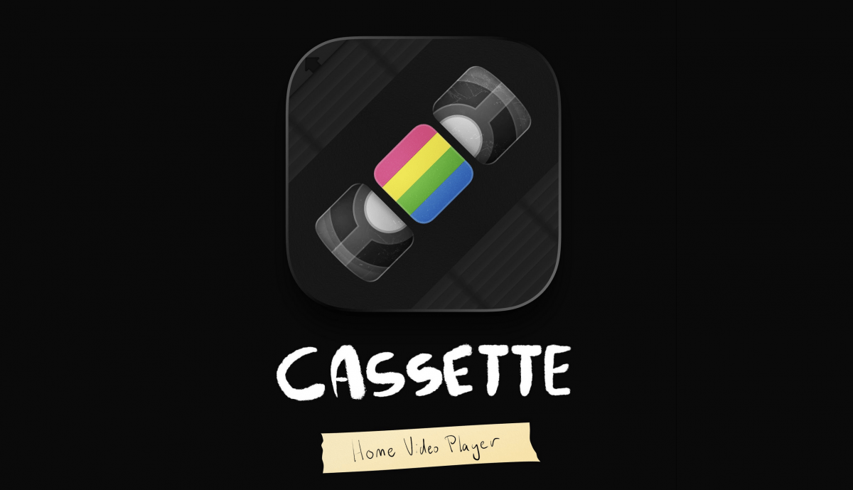 How Weiland VHS: Cassette app sorted videos on the iPhone