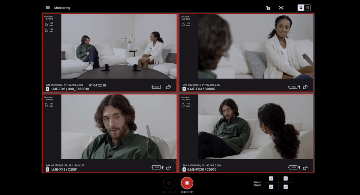 Multicam only against money: Sony brings camera control to the Mac