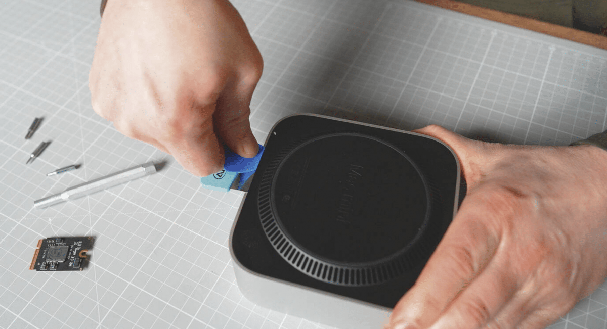 SSD upgrade in the Mac Mini M4: the step-by-step instructions