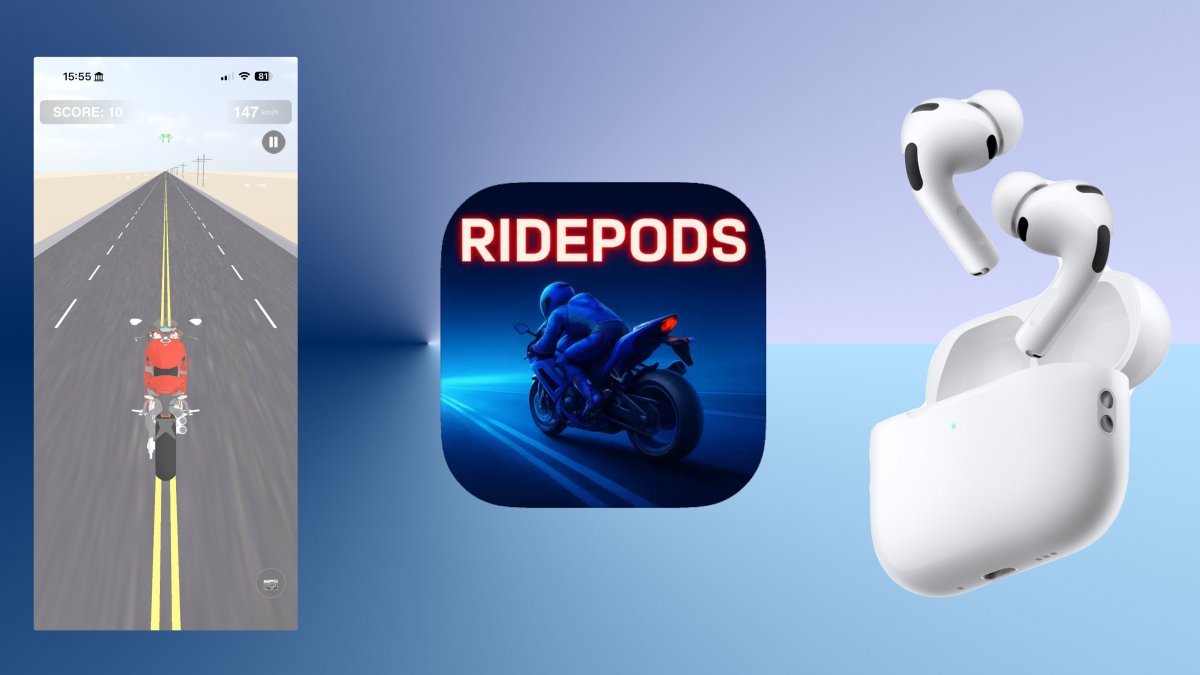 "Ridepods": First iPhone game with Airpods head control