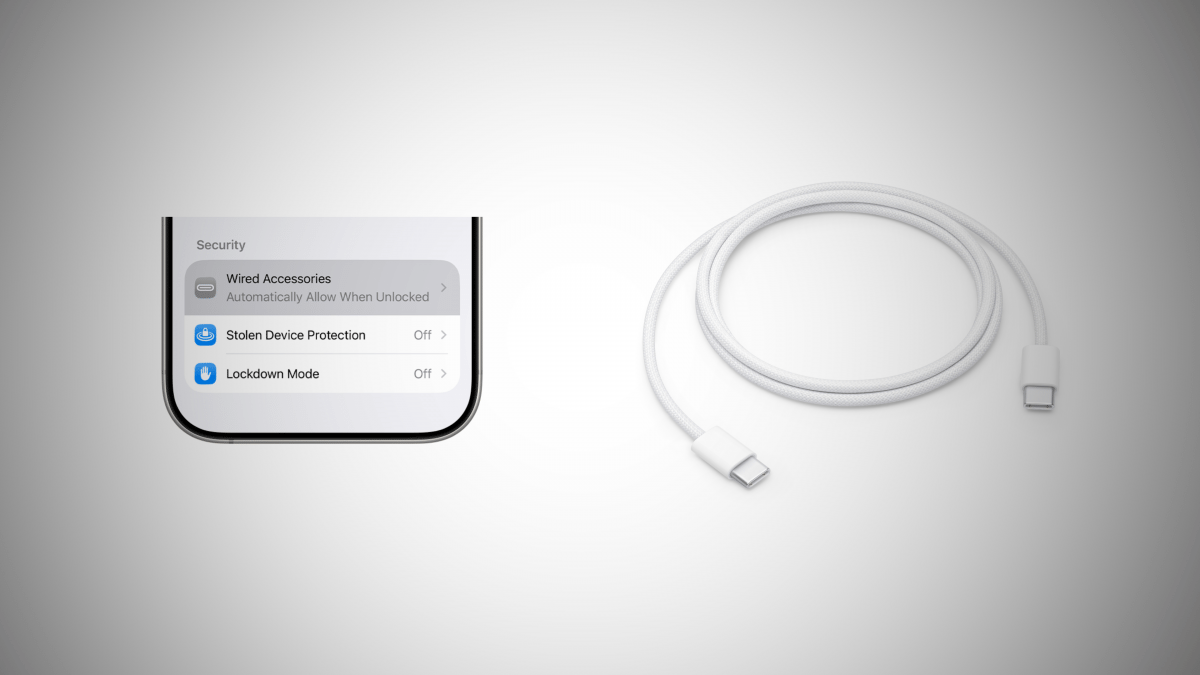 USB devices on the iPhone: Apple improves safety function