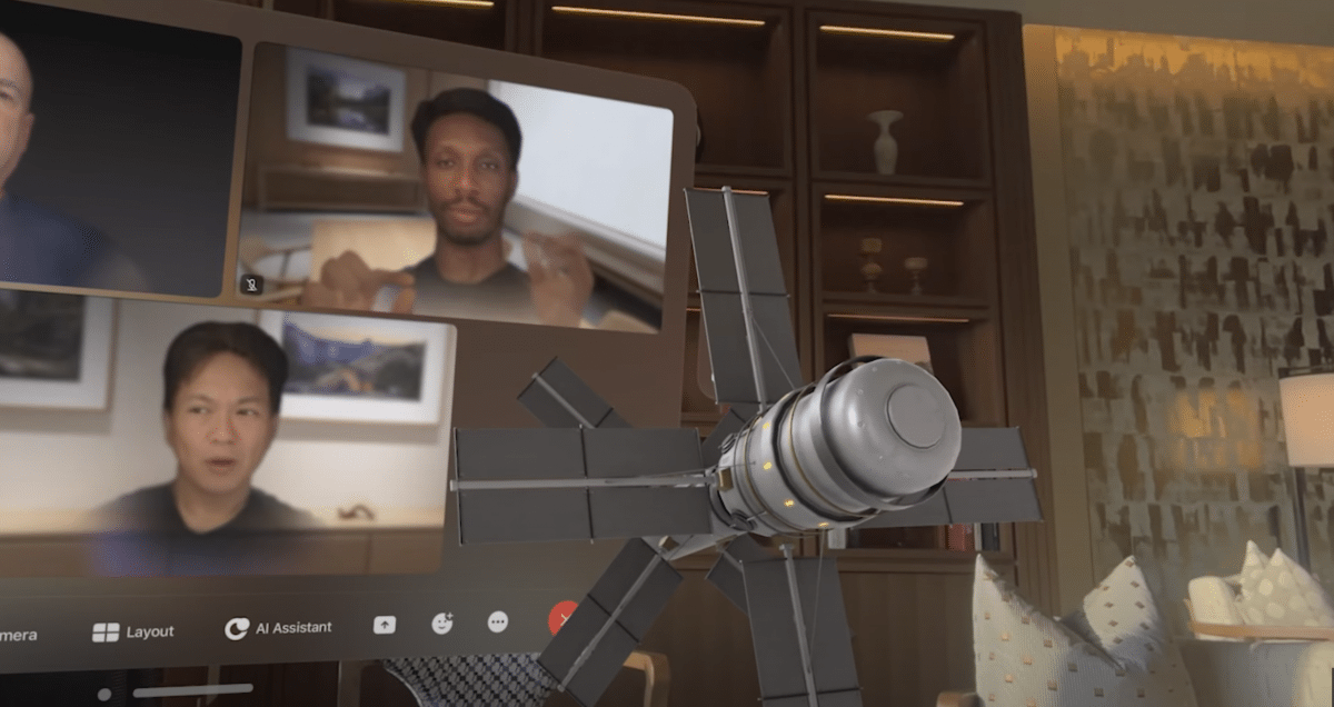 Vision Pro: WebEX with 3D models in meetings