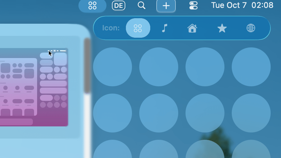 MacOS 26 TAHOO: menu bar confused with double configurability